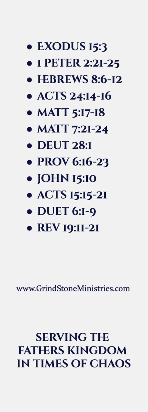 Grindstone Ministries Bookmark. Pack of 5